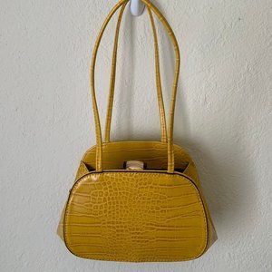 Topshop Shine Embossed Mini Bag